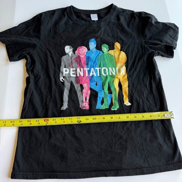 Pentatonix 2016 Tour T-Shirt Black Unisex Medium Slim Fit - Picture 3 of 5